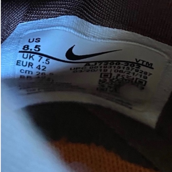 Nike Air Max 270 Bowfin Men's Dark Russet Brown Athletic Shoes Sneakers Size 8.5 - Picture 8 of 10